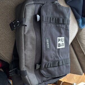 Smith Pro Bar Large Size Black Grey Gray Messenger Bag Laptop Computer Bag
